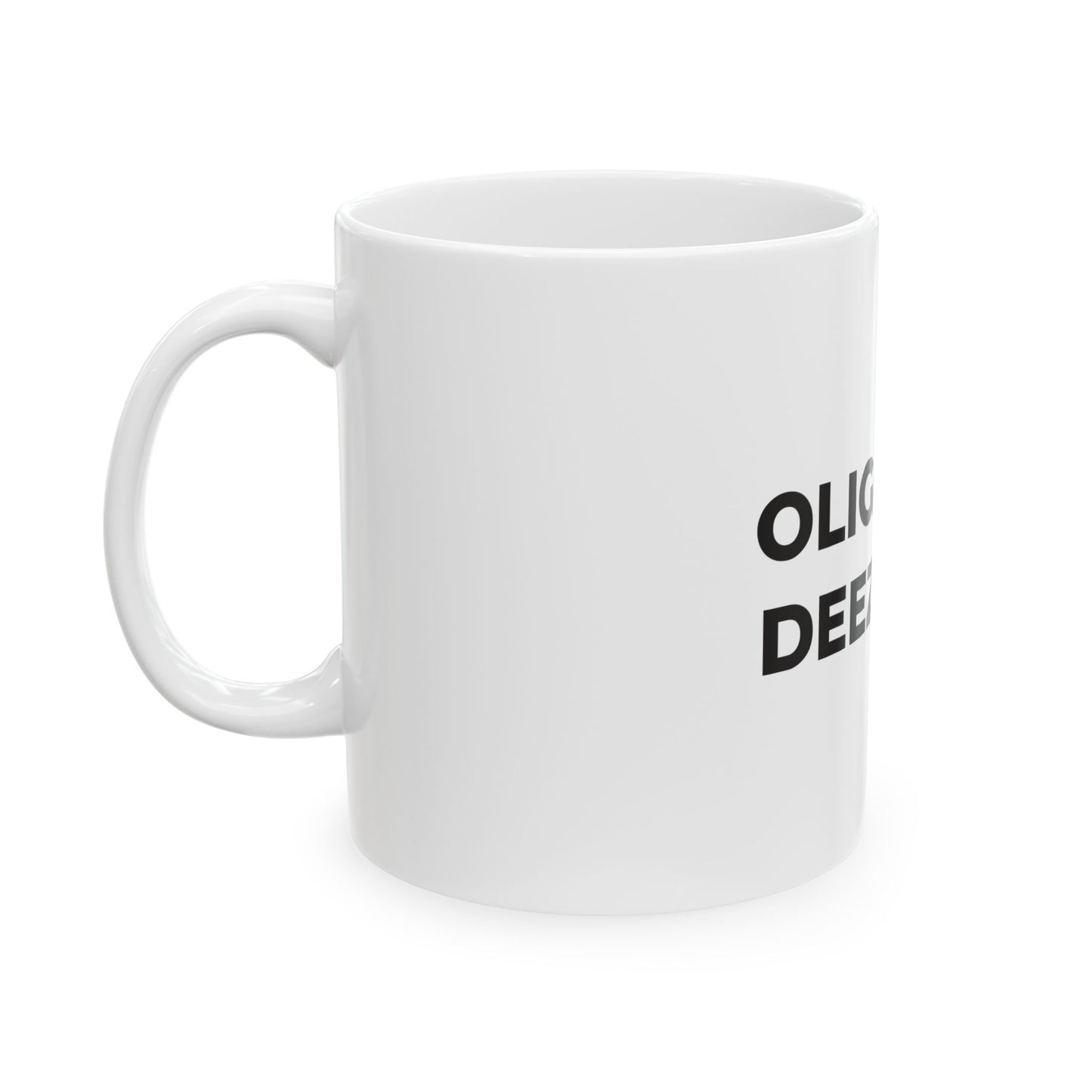Ceramic Mug - Oligargle Deez Nutz - Free Oppression