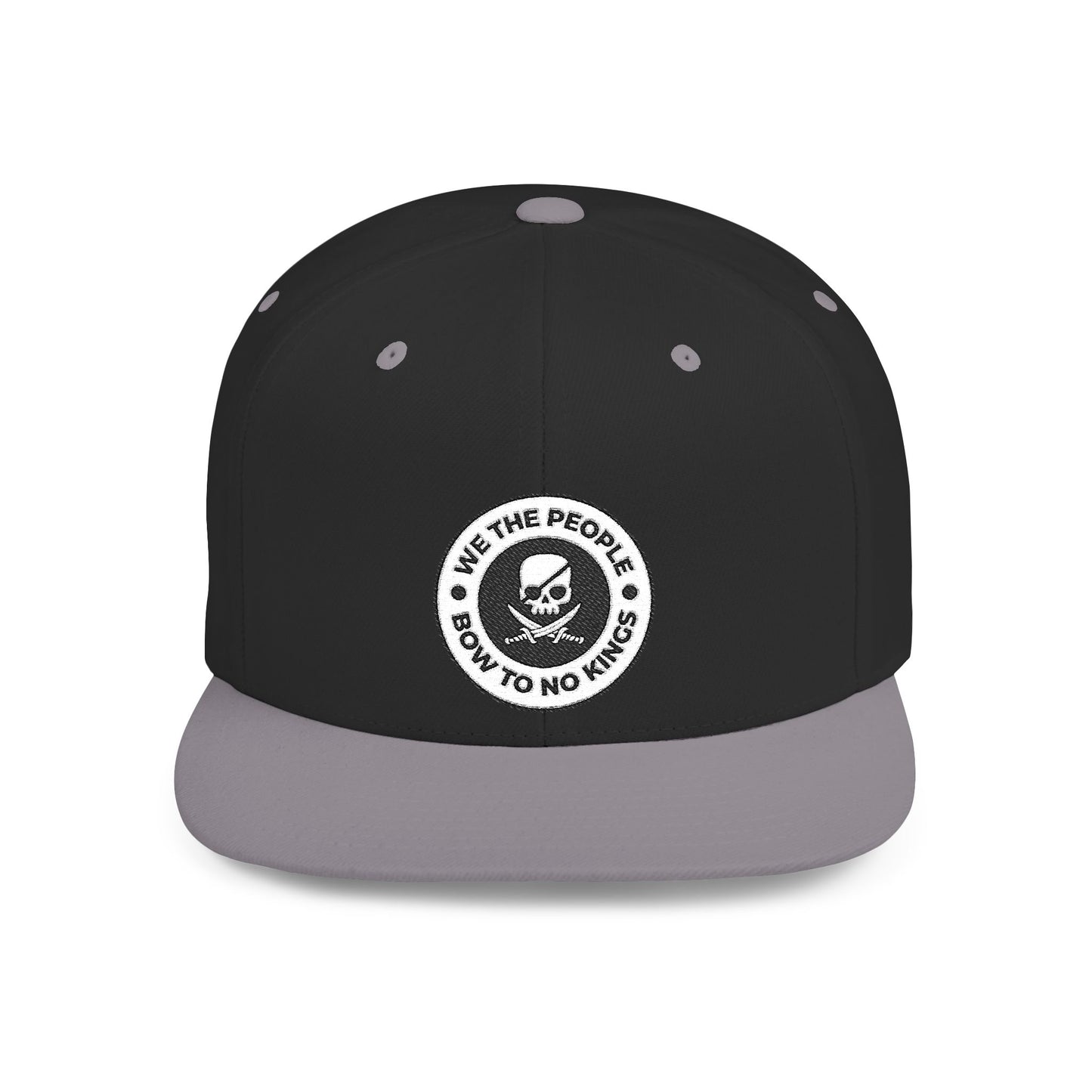 We The People Bow To No Kings – Flat Bill Snapback Hat