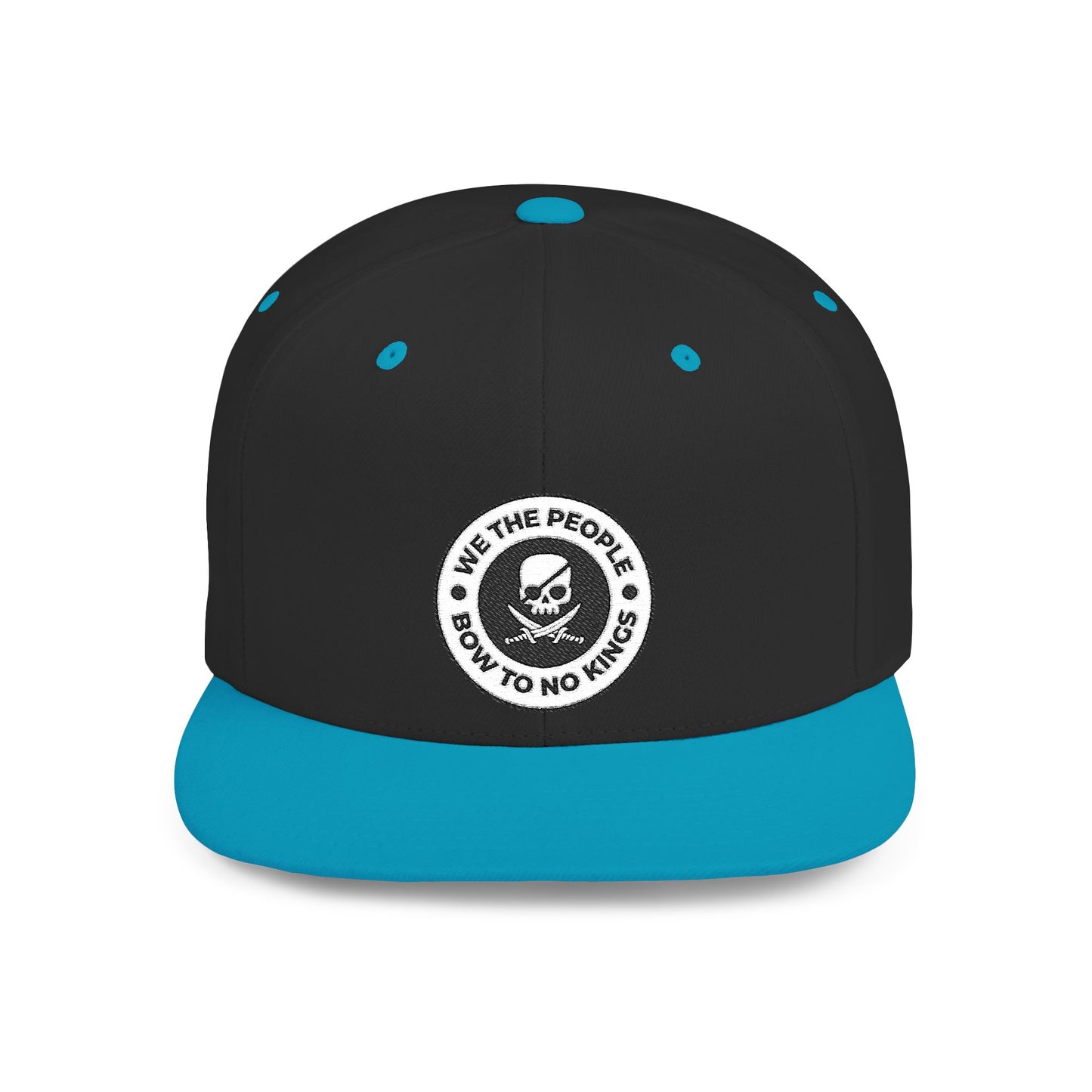 We The People Bow To No Kings – Flat Bill Snapback Hat