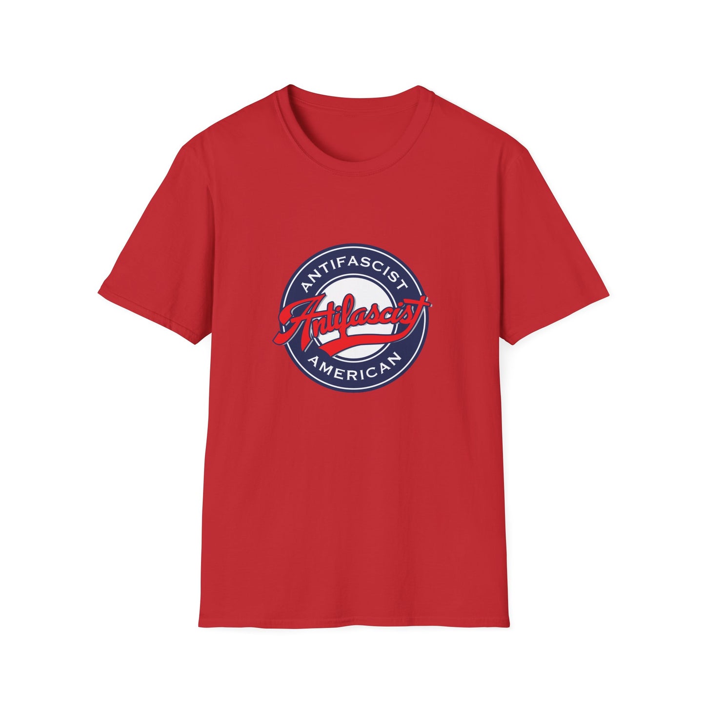 Antifascist American Baseball T-shirt