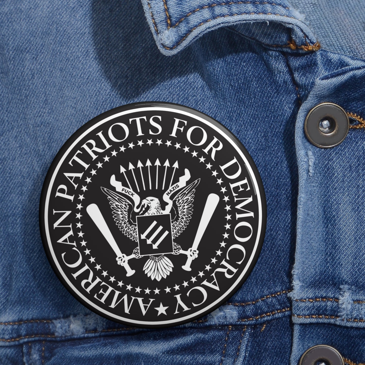 American Patriots For Democracy - Pin Buttons