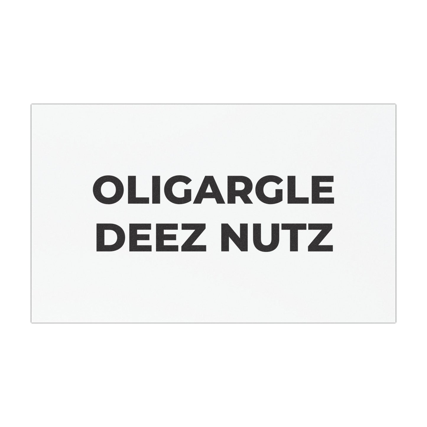 Car Magnet - Oligargle Deez Nutz - Free Oppression