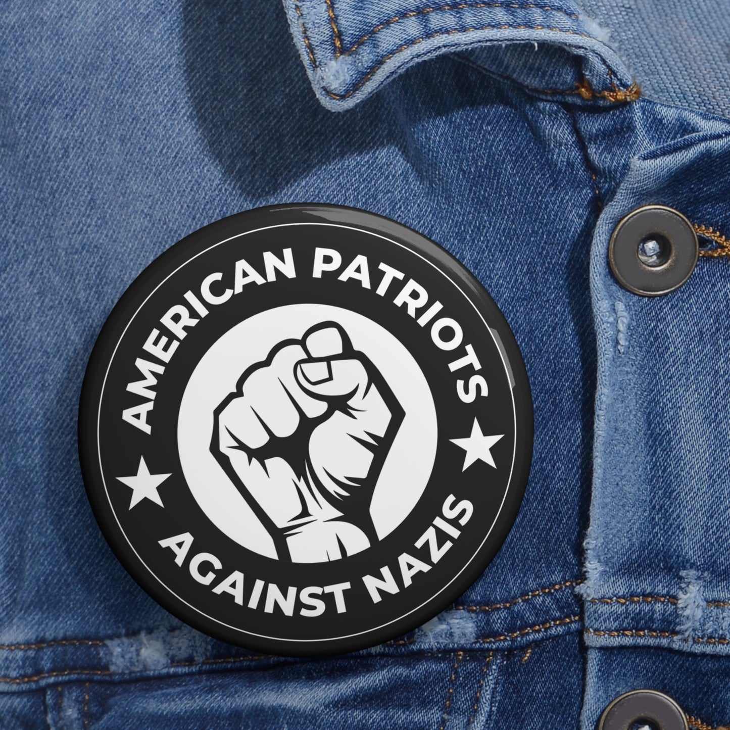 American Patriots Against Nazis - Pin Buttons