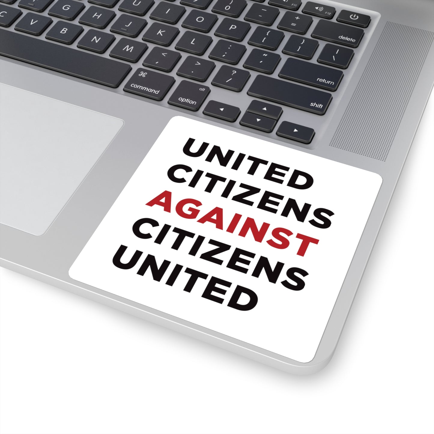 United Citizens Against Citizens United - Square Stickers - Free Oppression