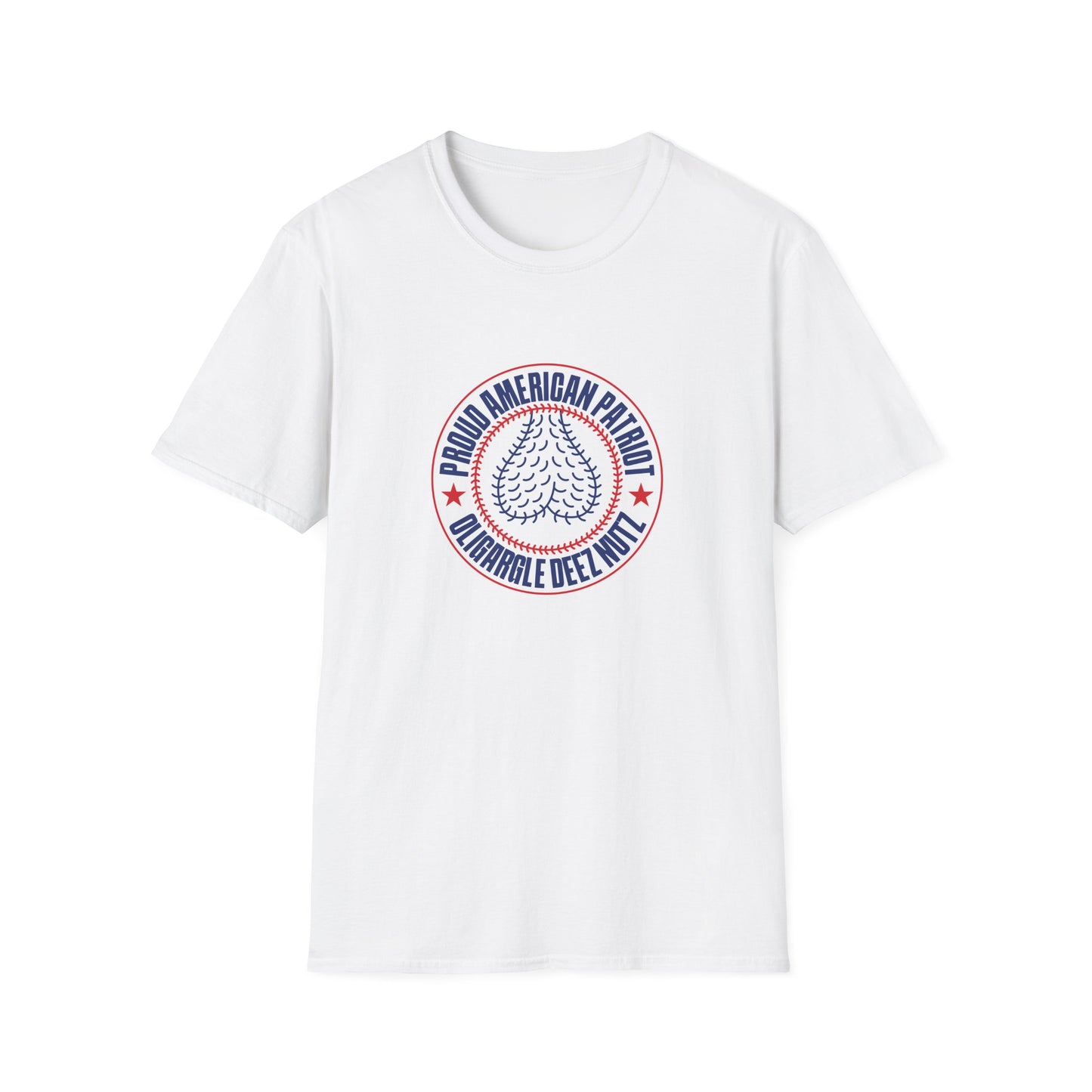 Proud American Patriot Oligargle Deez Nutz T-shirt