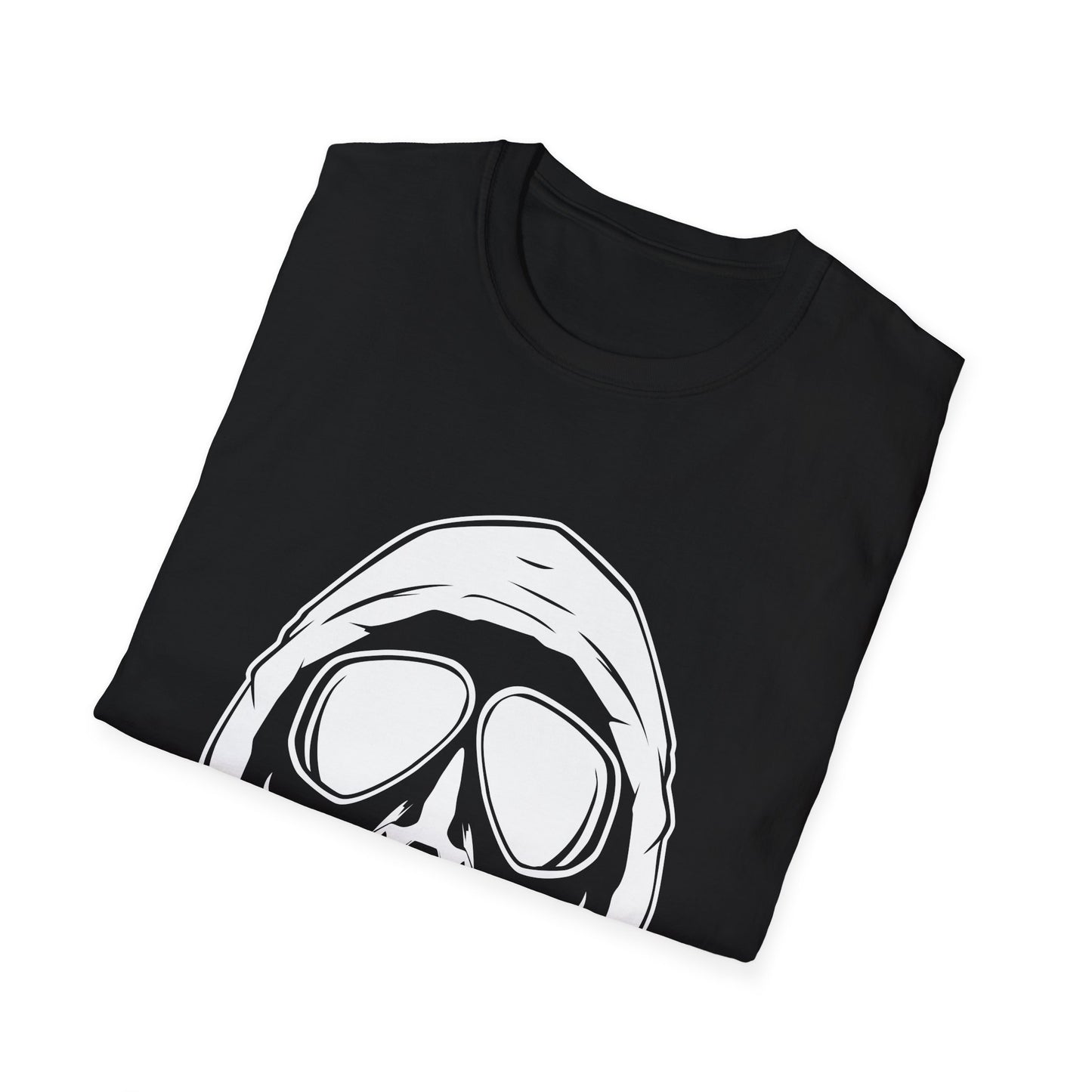 Hooded Antifa Gasmask Three Arrows T-shirt