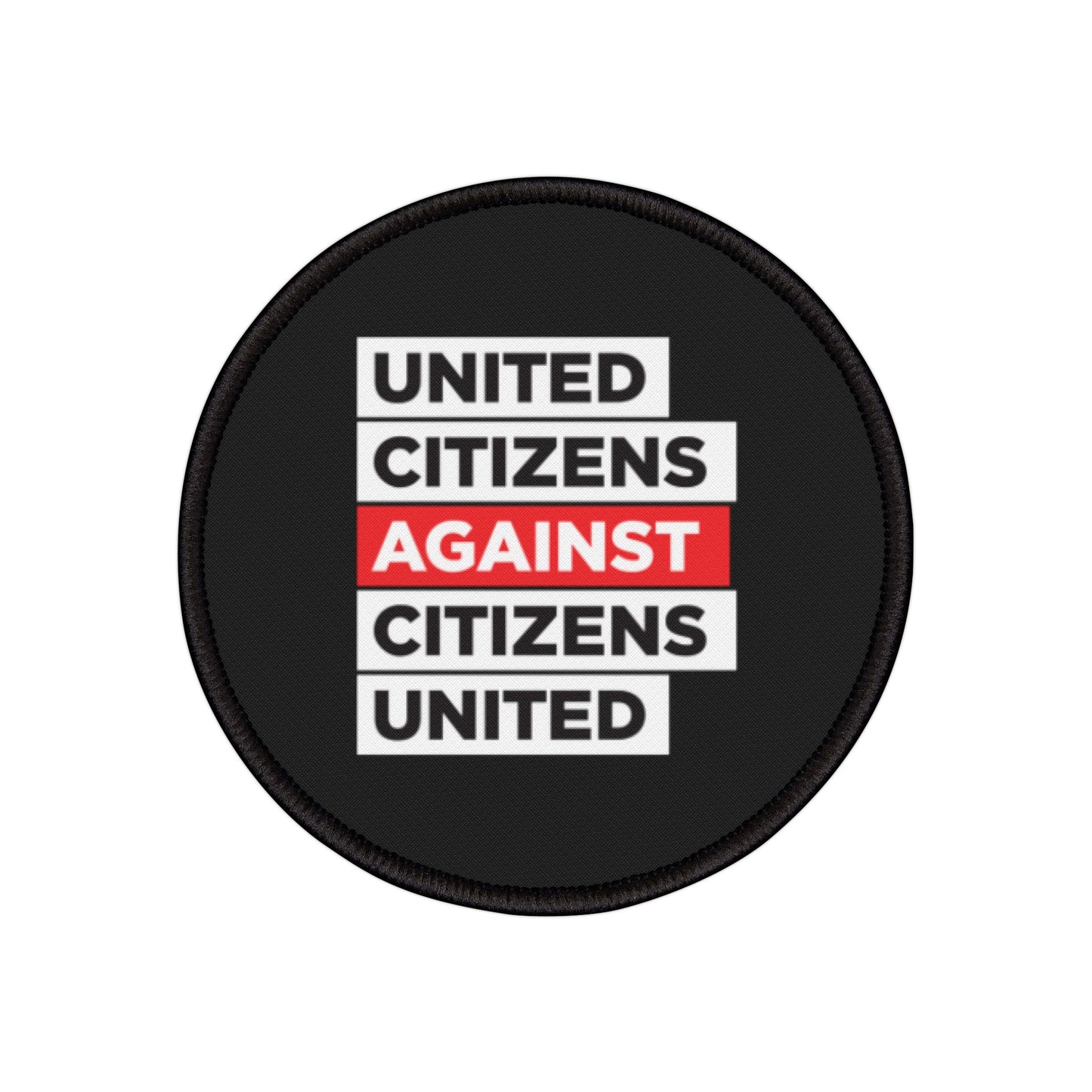 United Citizens Against Citizens United - Iron-On Patch