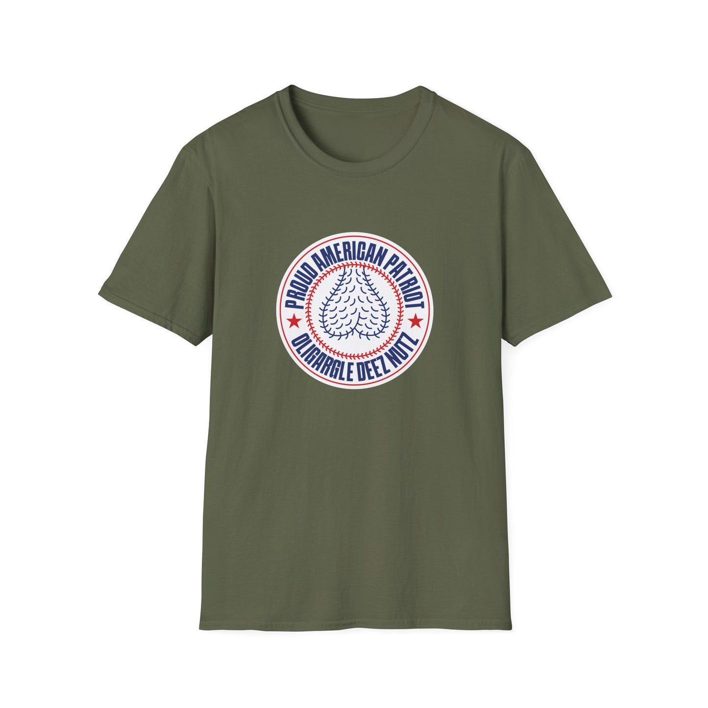 Proud American Patriot Oligargle Deez Nutz T-shirt
