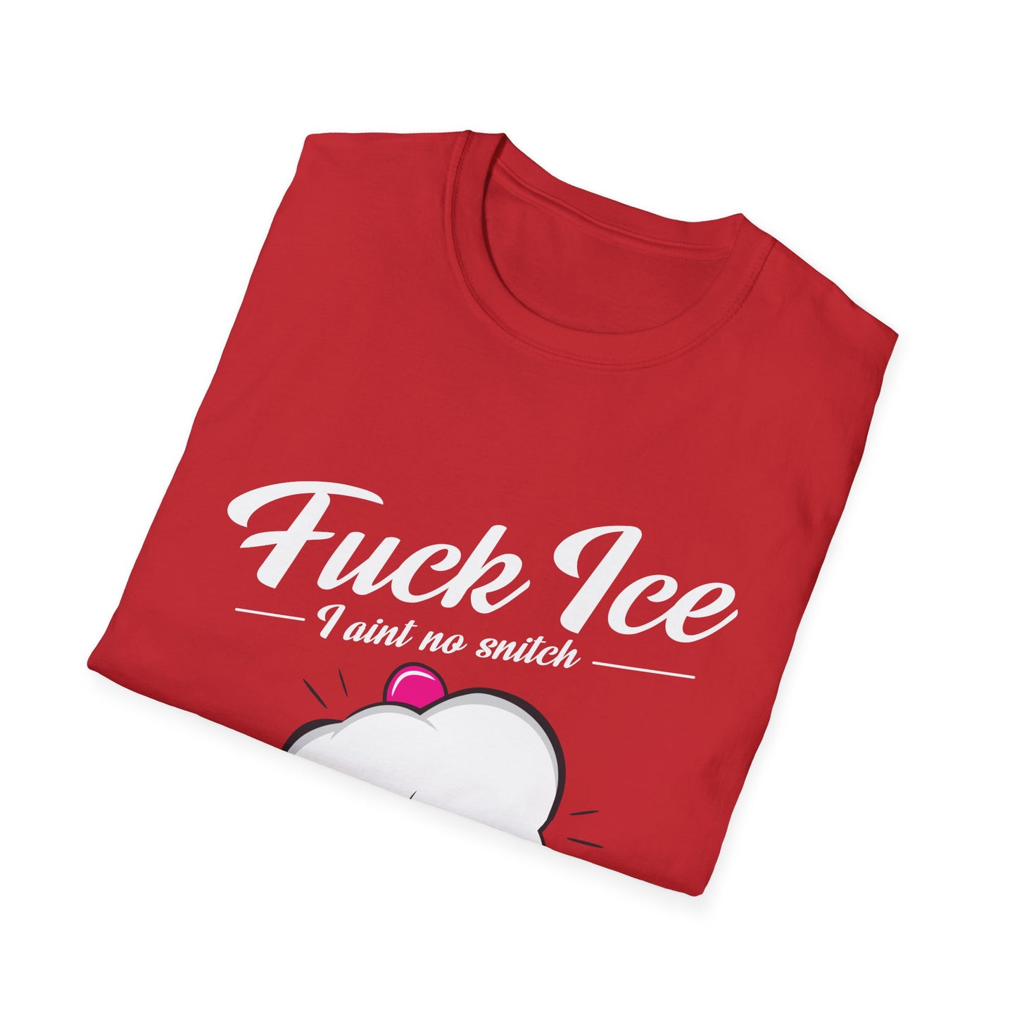 Fuck ICE I Ain't No Snitch – Immigrant Rights & Democracy T-Shirt