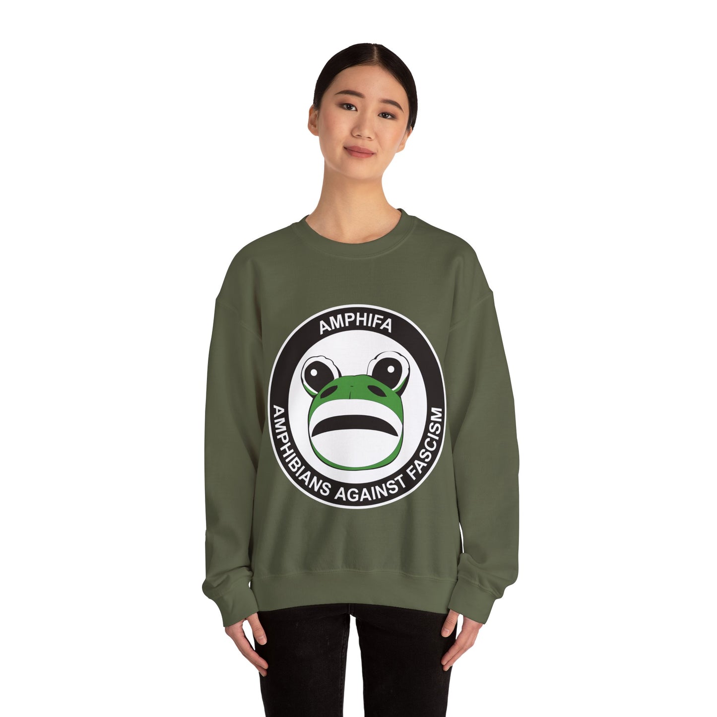 Amphifa Amphibians Against Fascism - Sweatshirt