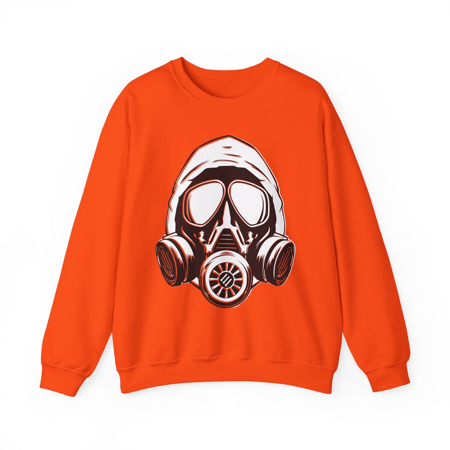 Hooded Antifa Gasmask Three Arrows - Sweatshirt
