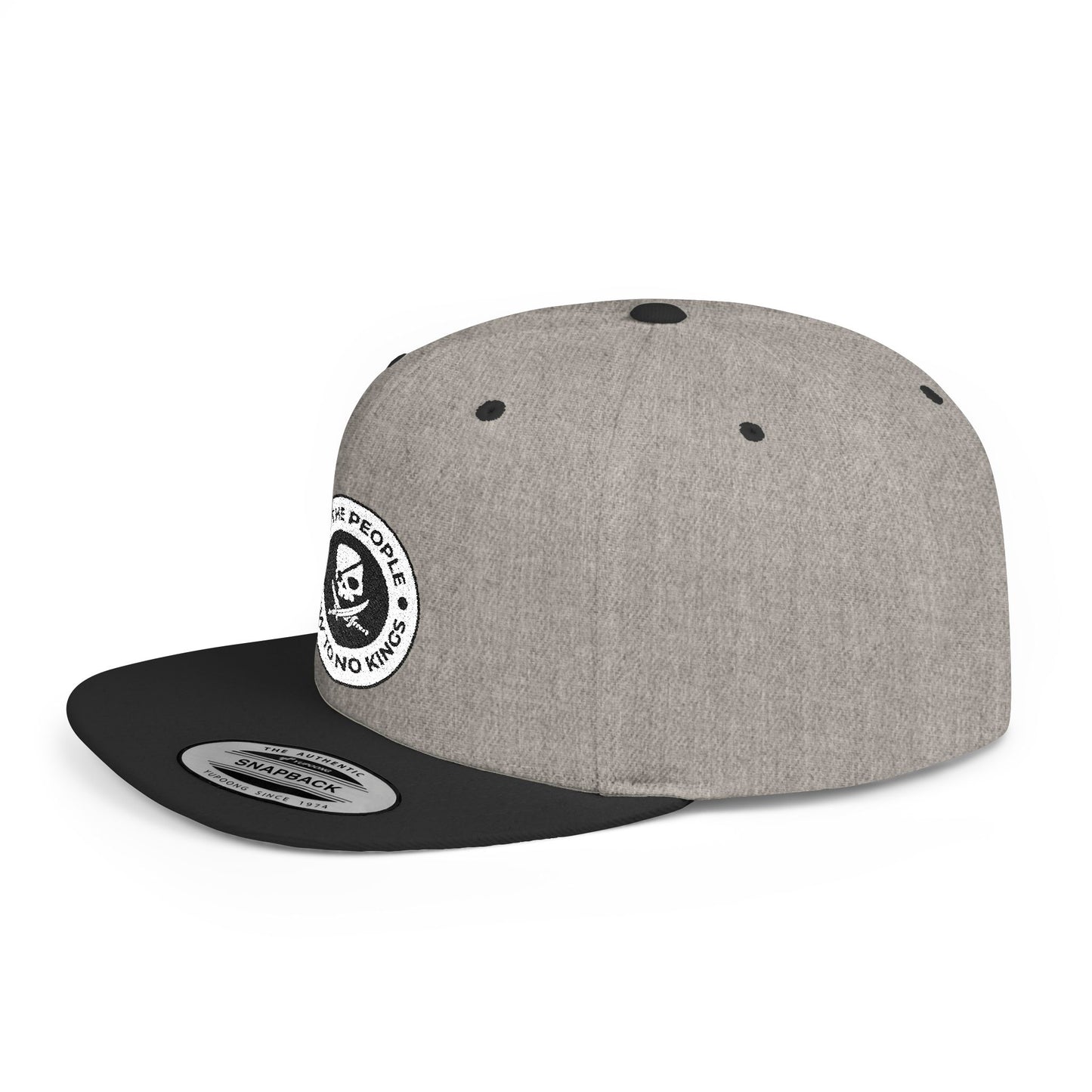 We The People Bow To No Kings – Flat Bill Snapback Hat