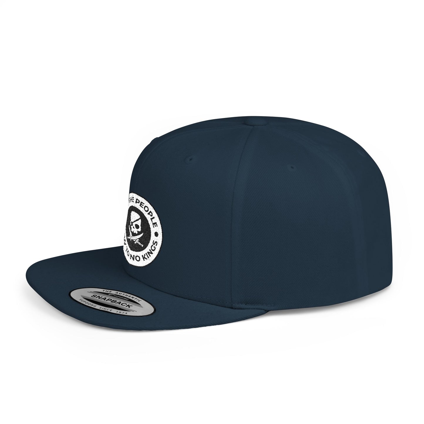 We The People Bow To No Kings – Flat Bill Snapback Hat