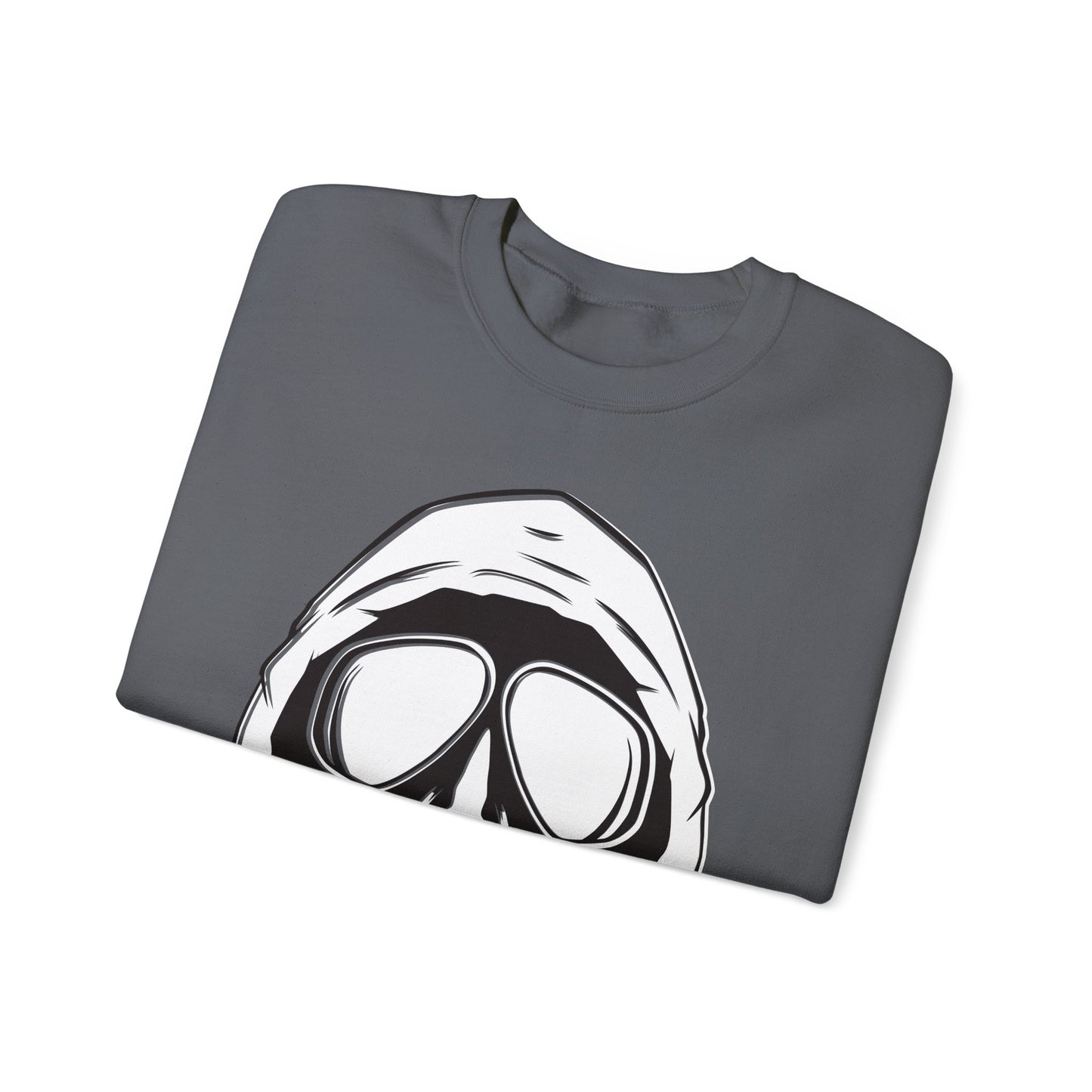 Hooded Antifa Gasmask Three Arrows - Sweatshirt