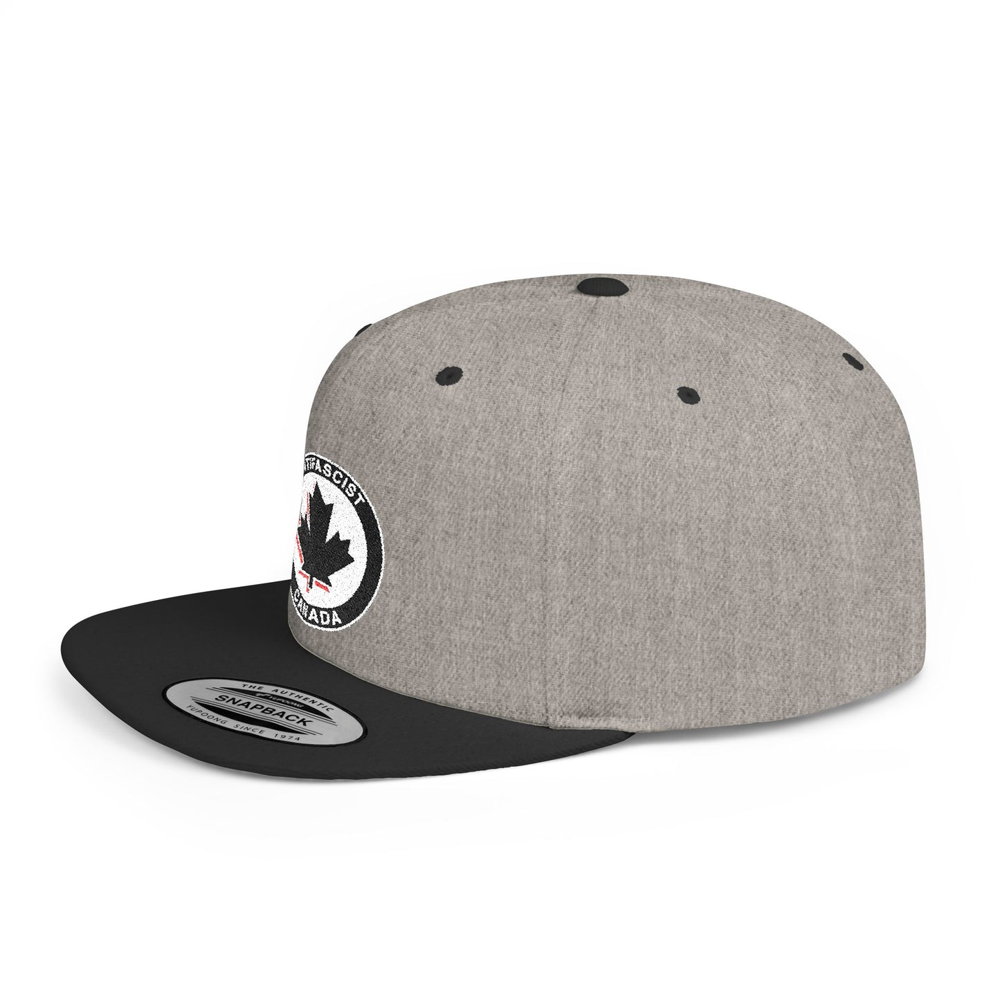 Antifascist Canada – Flat Bill Snapback Hat