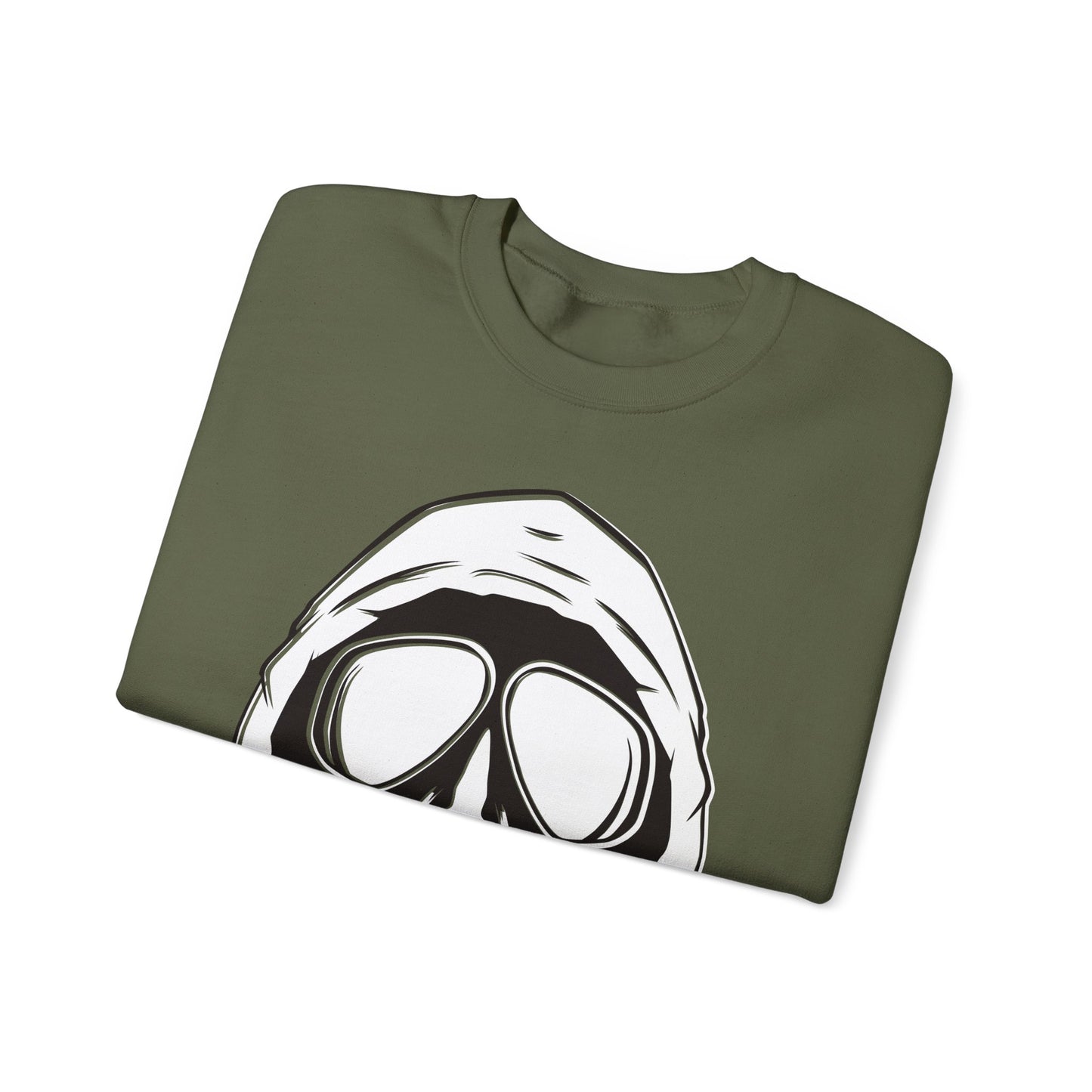 Hooded Antifa Gasmask Three Arrows - Sweatshirt