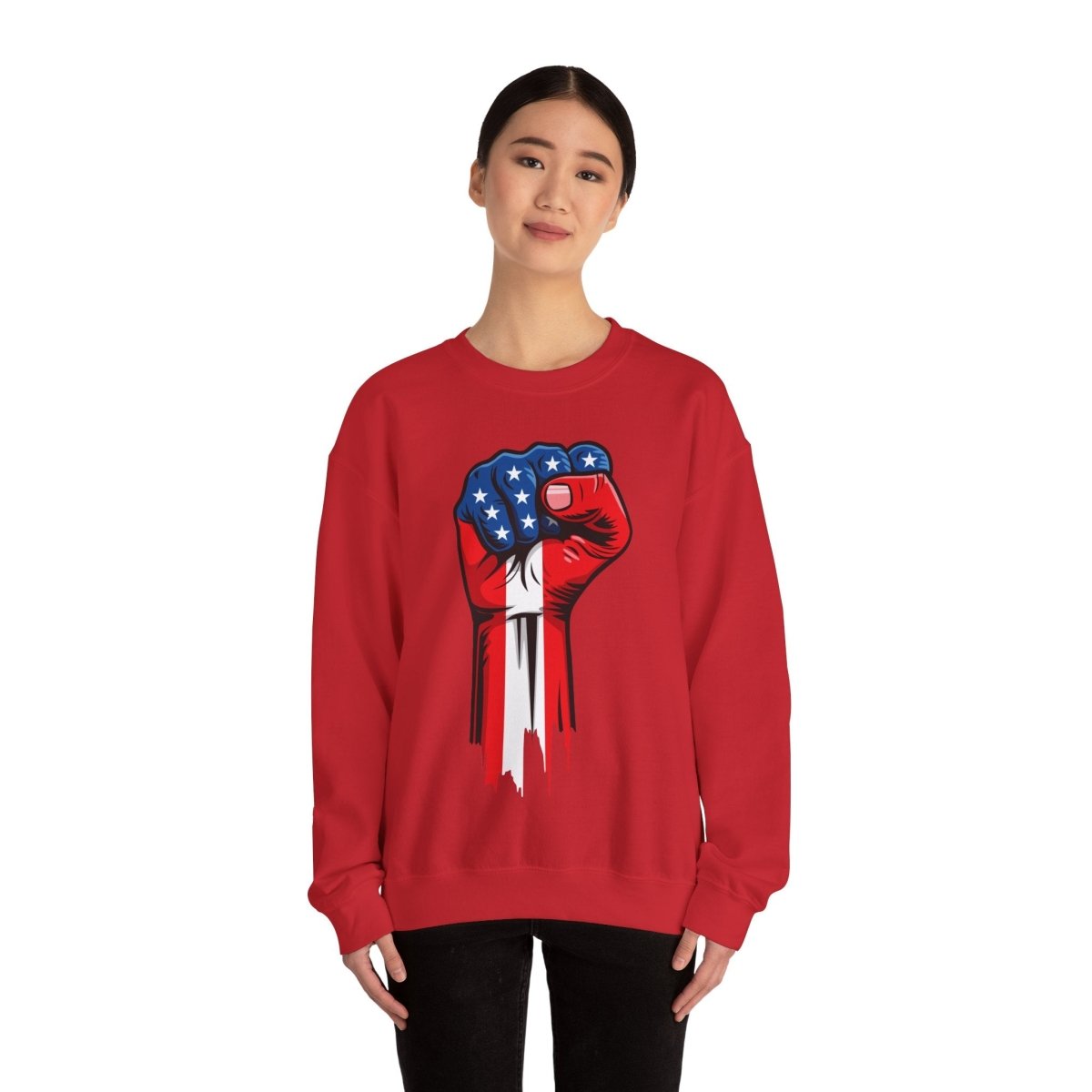 Free Oppression - Sweatshirt - American Painted Hand - Sweatshirt