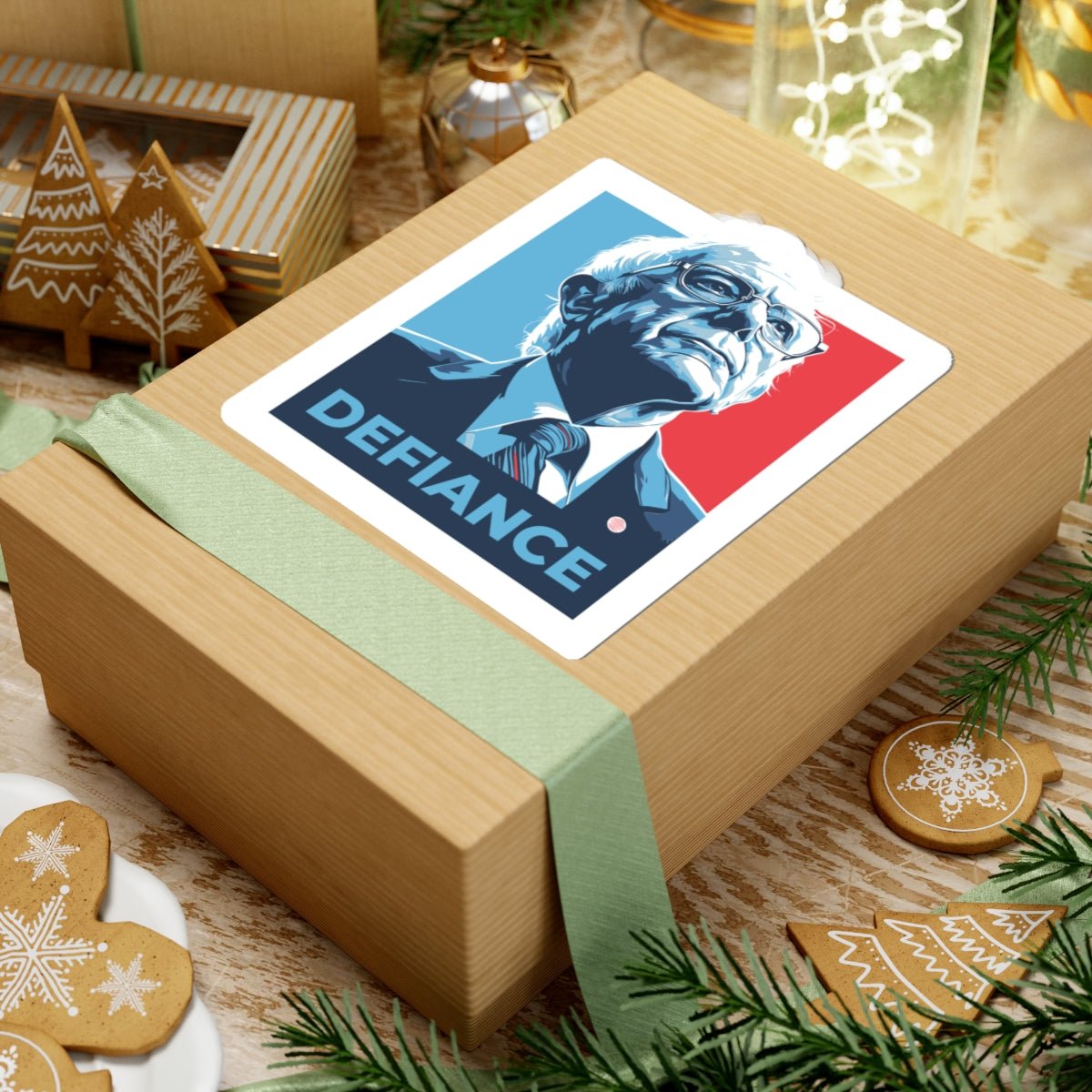 Free Oppression - Kiss - Cut Sticker - Bernie Sanders Defiance – Kiss - Cut Sticker