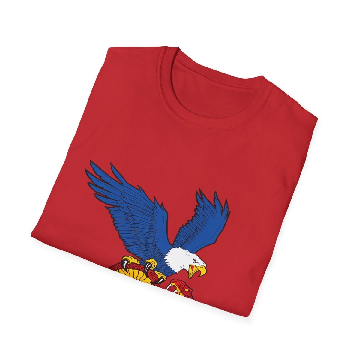 Free Oppression - T-Shirt - Democracy Eagle vs Fascist Snake – Pro - Democracy Graphic T-Shirt