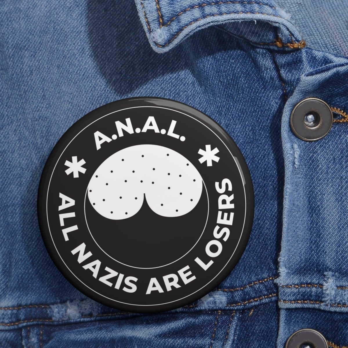 Free Oppression - Accessories - All Nazis Are Losers A.N.A.L. - Pin Buttons