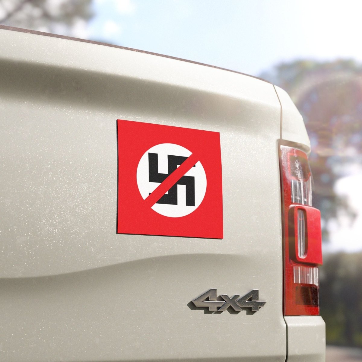 Free Oppression - Car Magnet - Anti Nazi - Car Magnet