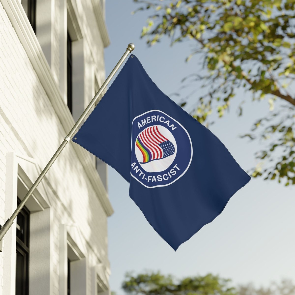 Free Oppression - Home Decor - American Anti - Fascist Double - Sided Flag – Pro - Democracy Pride Banner, Political Activist Decor for Equality & Justice