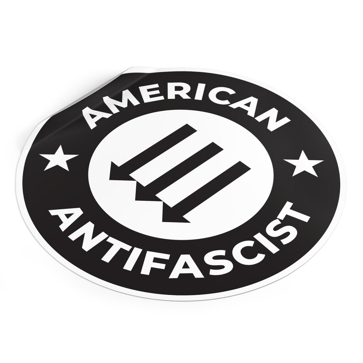 Free Oppression - Stickers - American Antifascist – Round Vinyl Sticker