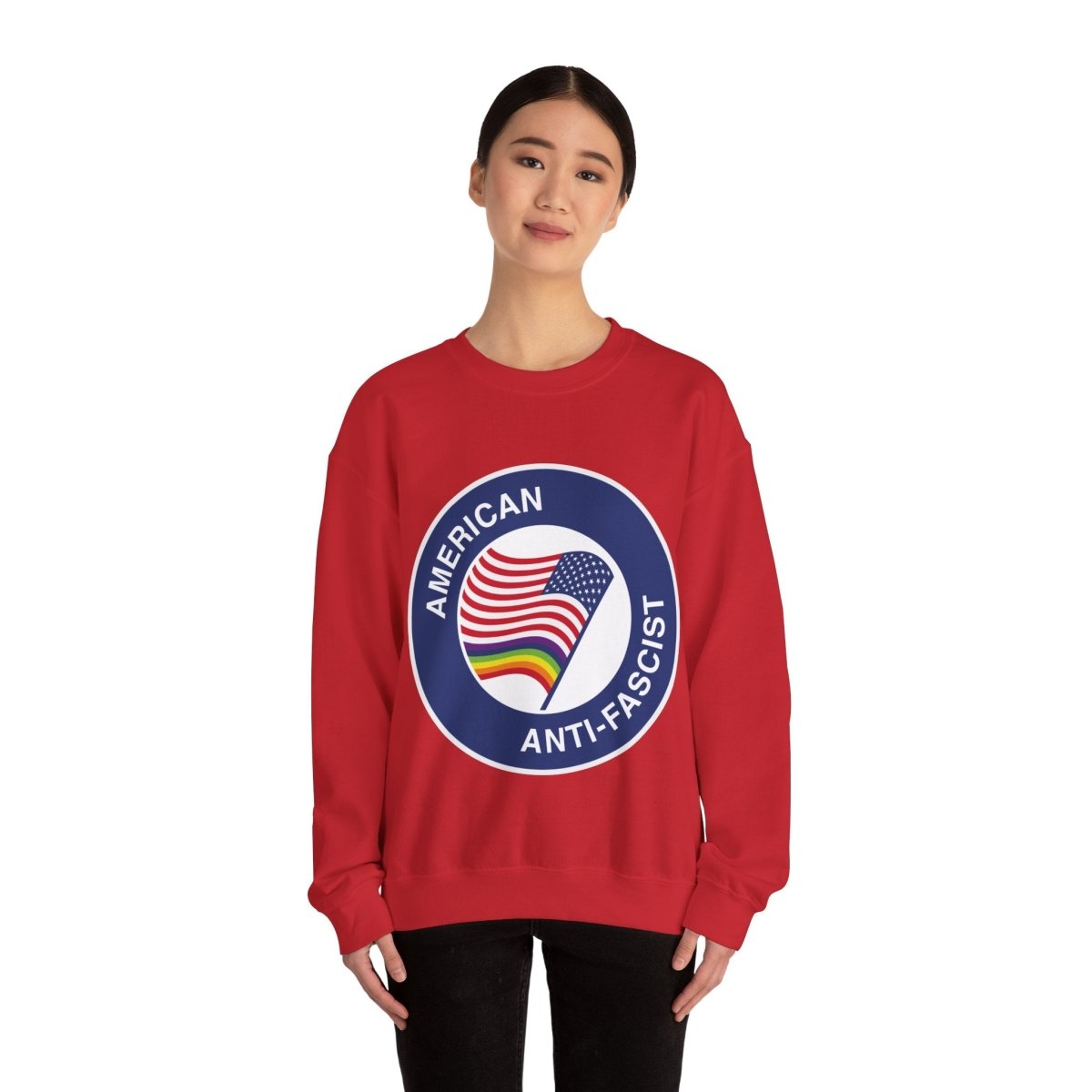 Free Oppression - Sweatshirt - American Anti - Fascist – Pro - Democracy Sweatshirt