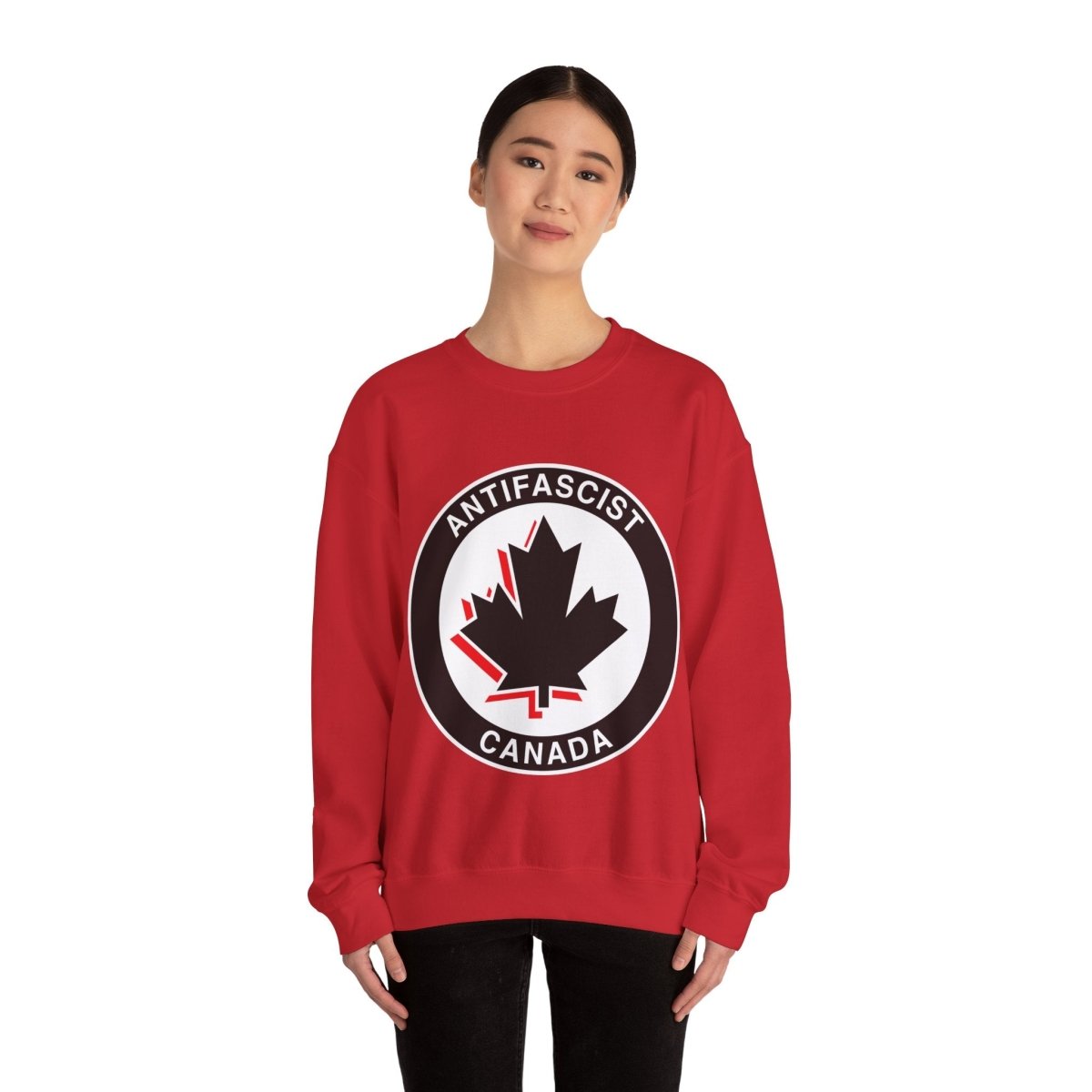 Free Oppression - Sweatshirt - Antifascist Canada – Pro - Democracy Canadian Sweatshirt