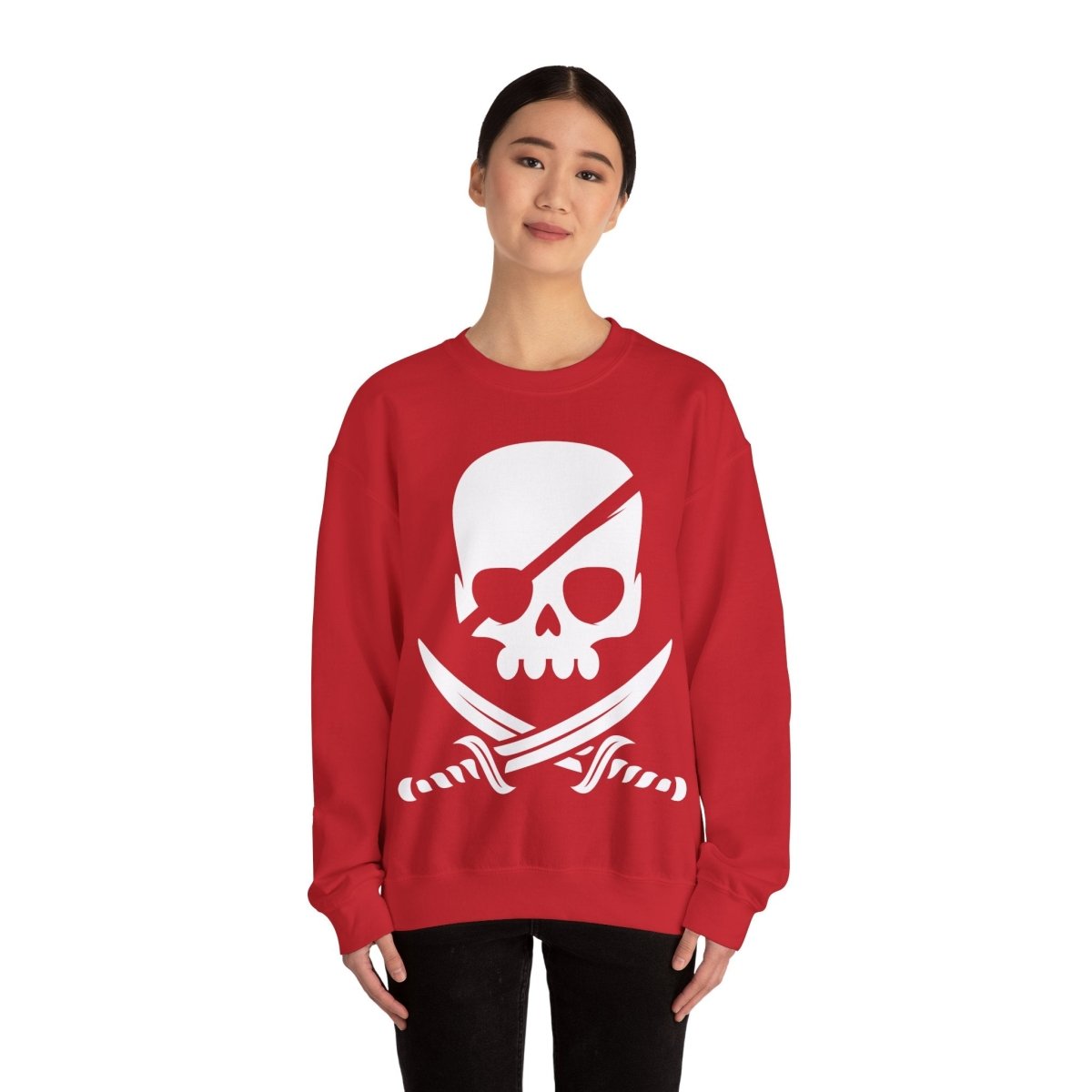 Free Oppression - Sweatshirt - Pirate Skull – Anti - Authoritarian Symbol Sweatshirt