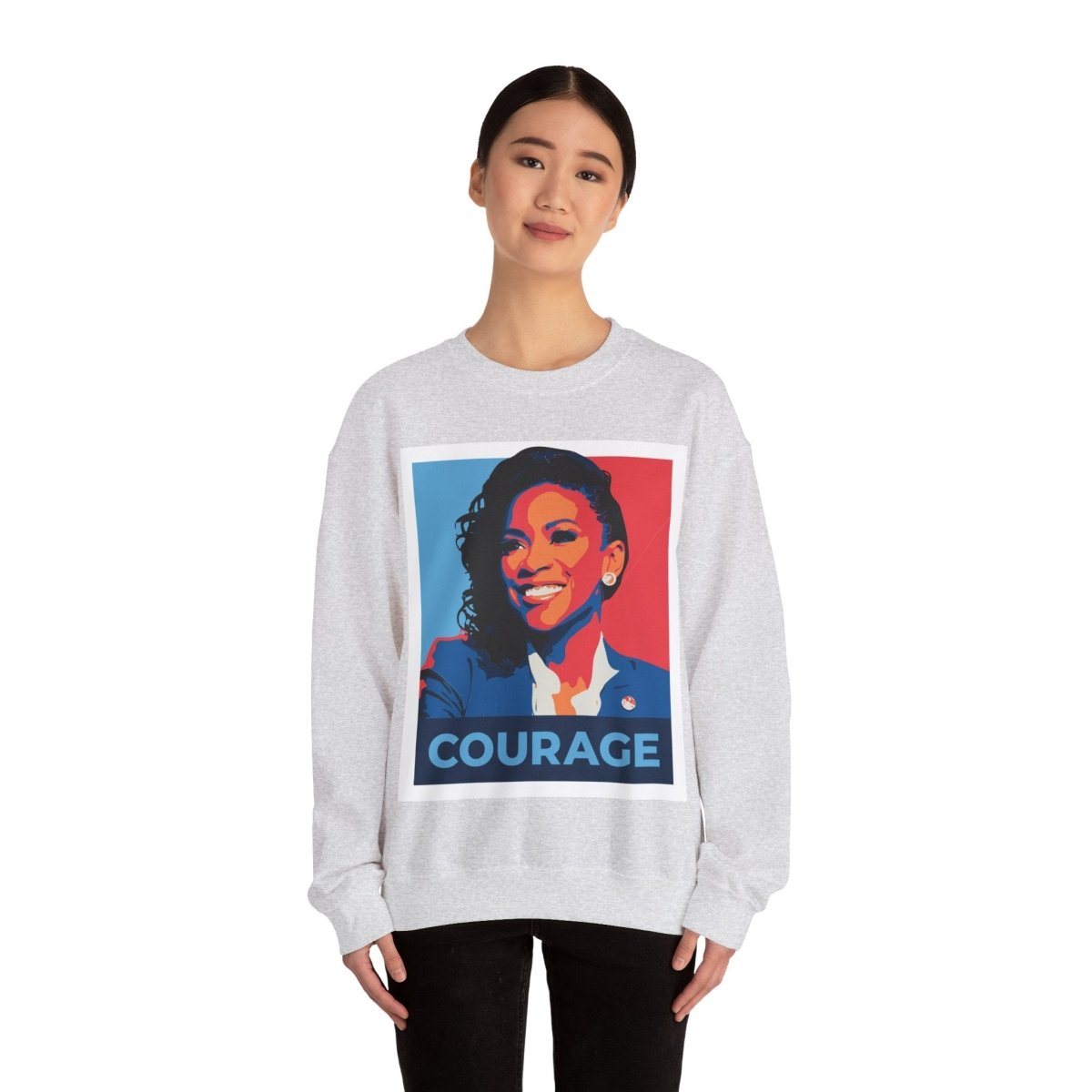 Free Oppression - Sweatshirt - Jasmine Crockett – Courage To Speak Up Sweatshirt