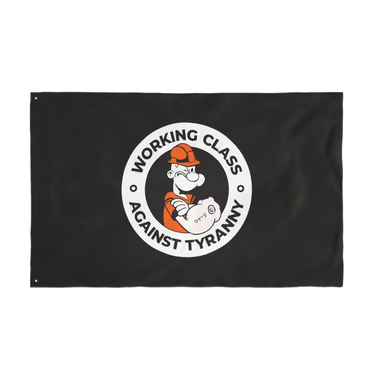 Free Oppression - Home Decor - Working Class Against Tyranny Flag - Anti Fascist Labor Pride Banner for Activists, Unions, Rallies, Protests, Home or Office Decor