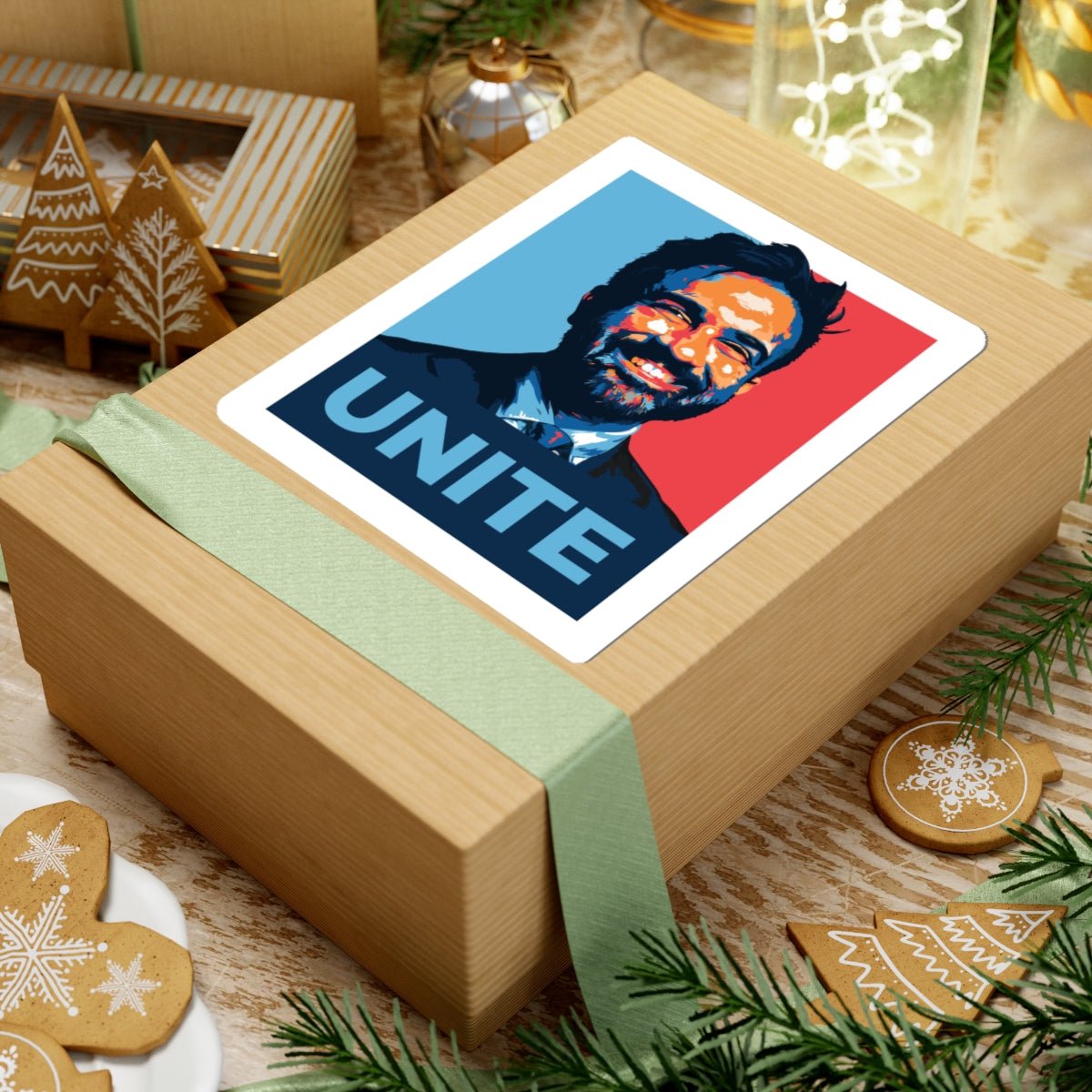 Free Oppression - Kiss - Cut Sticker - Zohran Mamdani Unite - Kiss - Cut Sticker