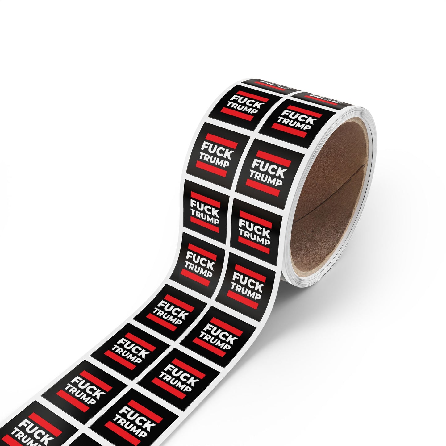 Fuck Trump - Sticker Rolls - Antifascist No Kings Protest Decal