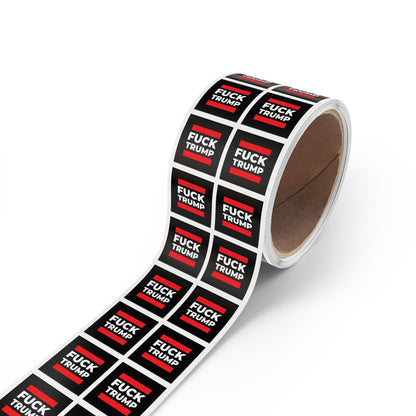 Fuck Trump - Sticker Rolls - Antifascist No Kings Protest Decal
