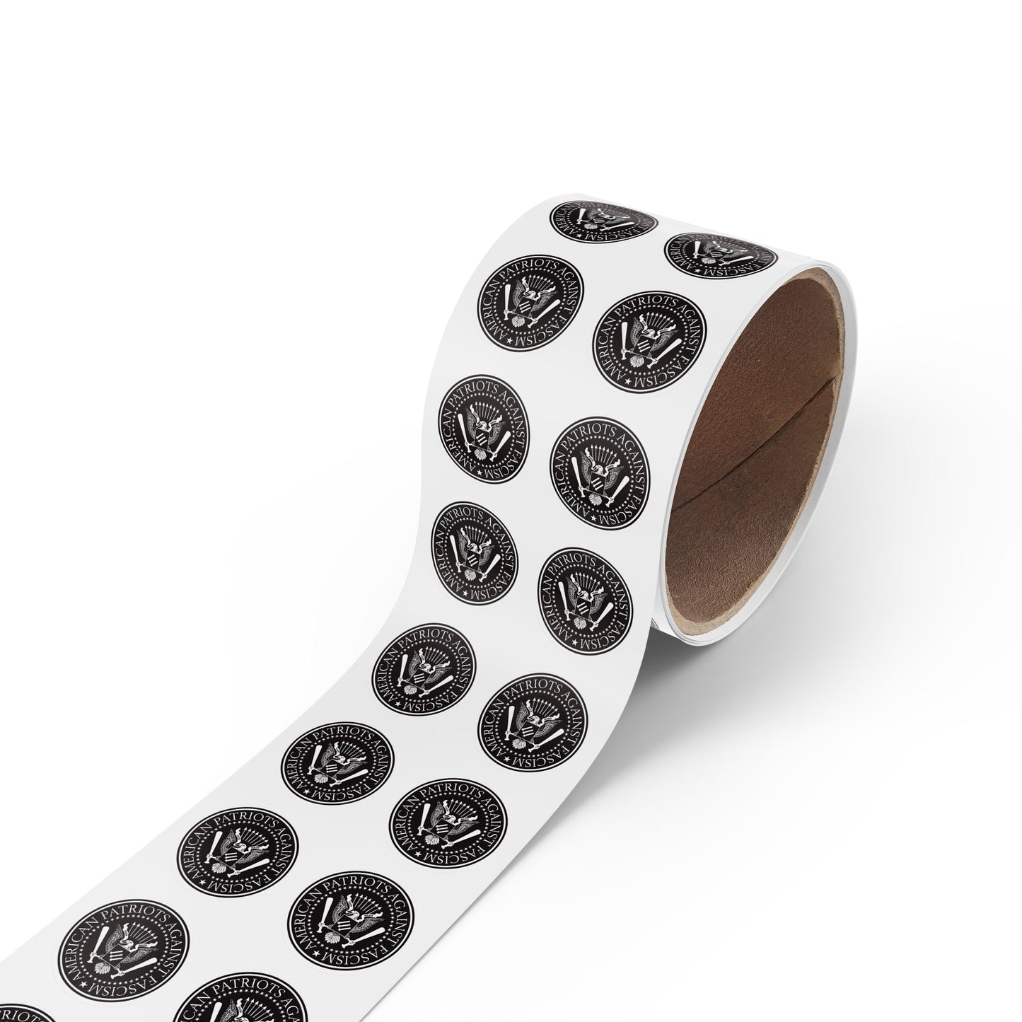 American Patriots Against Fascism Round Sticker Label Rolls