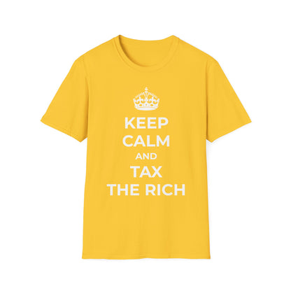 T-shirt « Gardez votre calme et taxez les riches »