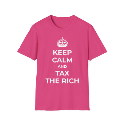 T-shirt « Gardez votre calme et taxez les riches »