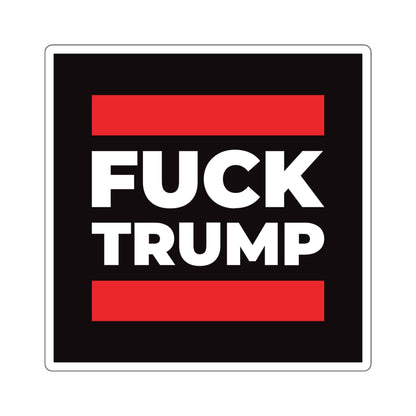 Fuck Trump - Square Stickers - Free Oppression