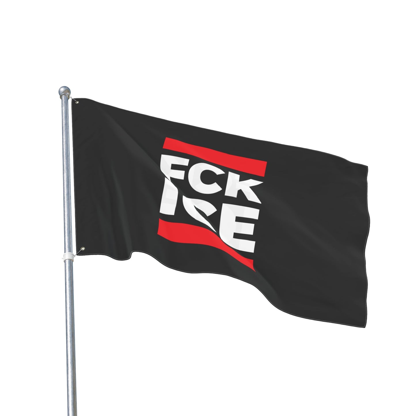 FCK ICE Flag — Immigrant Rights Protest Flag, Double-Sided
