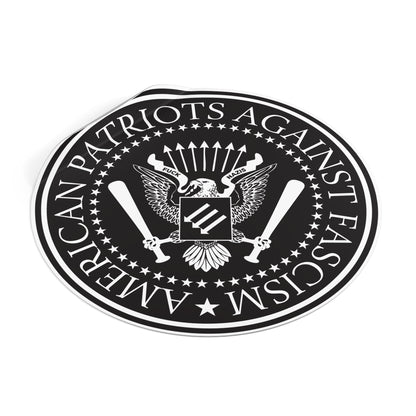 American Patriots Against Fascism – Round Vinyl Sticker