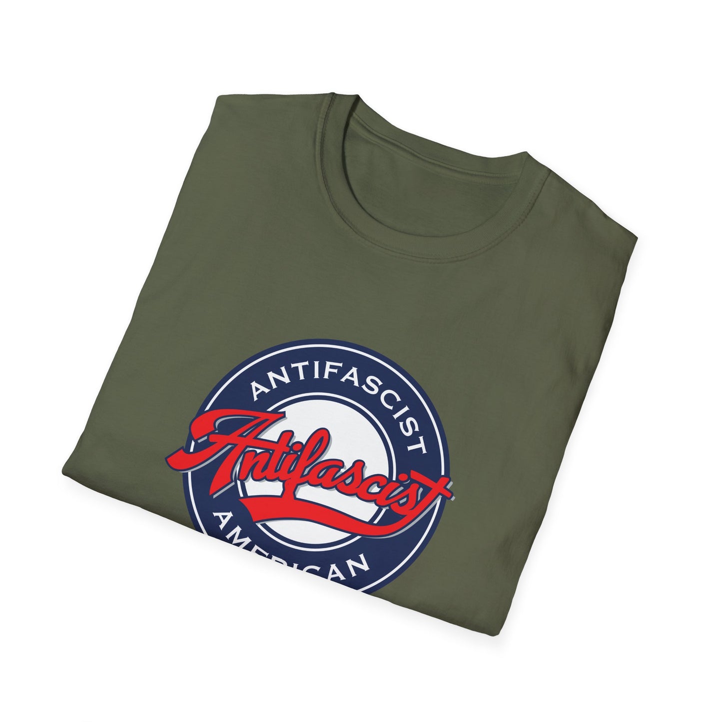 Antifascist American Baseball T-shirt