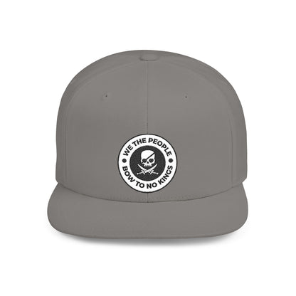 We The People Bow To No Kings – Flat Bill Snapback Hat