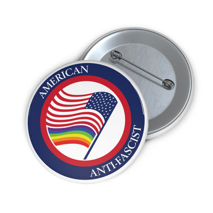 American Anti-Fascist Pin Button