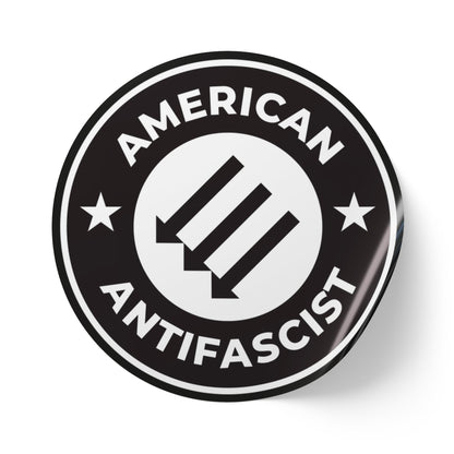 American Antifascist – Round Sticker Roll