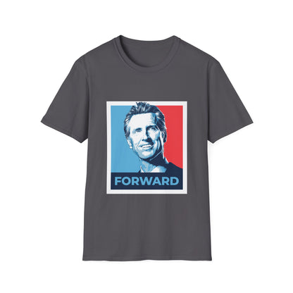 Gavin Newsom Forward – Pro-Democracy Campaign T-Shirt