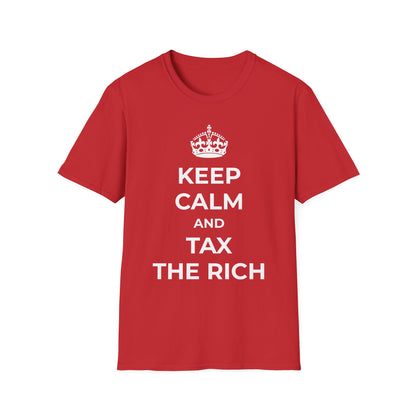 T-shirt « Gardez votre calme et taxez les riches »