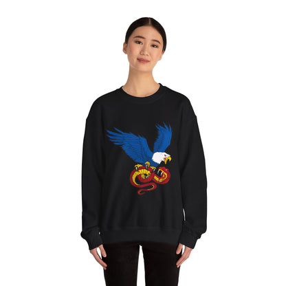 Democracy Eagle Vs. Fascist Snake - Sweatshirt