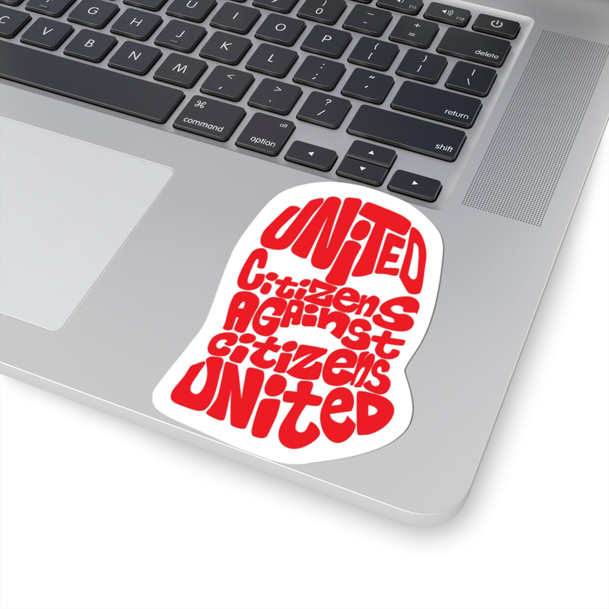 United Citizens Against Citizens United Balaclava - Kiss-Cut Sticker - Free Oppression