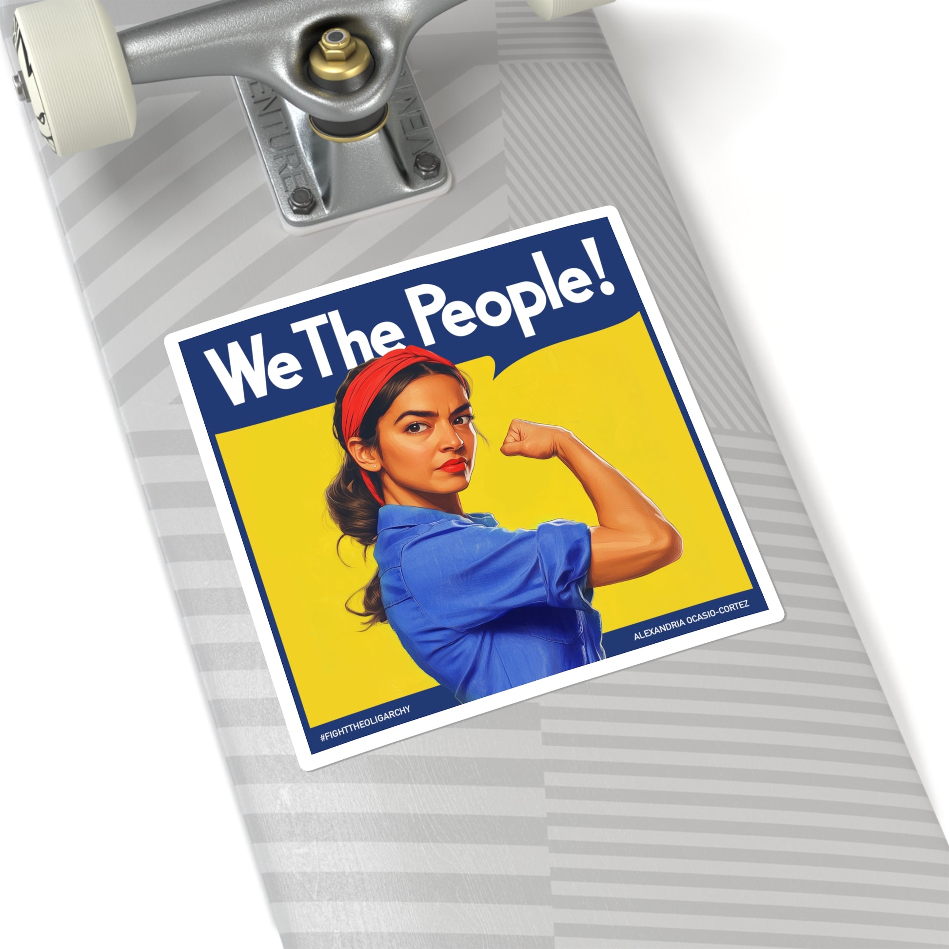 We The People - Square Stickers - Free Oppression